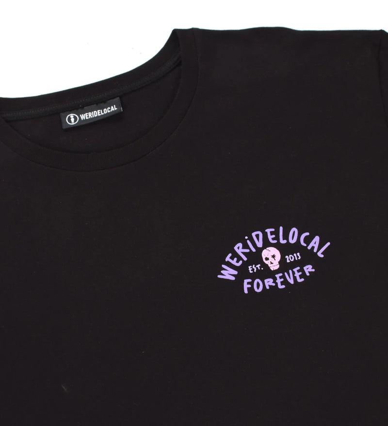Load image into Gallery viewer, We Ride Local Men's Forever T-Shirt Black MTFB_SS26
