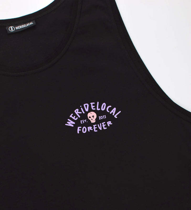 Load image into Gallery viewer, We Ride Local Men's Forever Tank Top Black MTTFB_SS26
