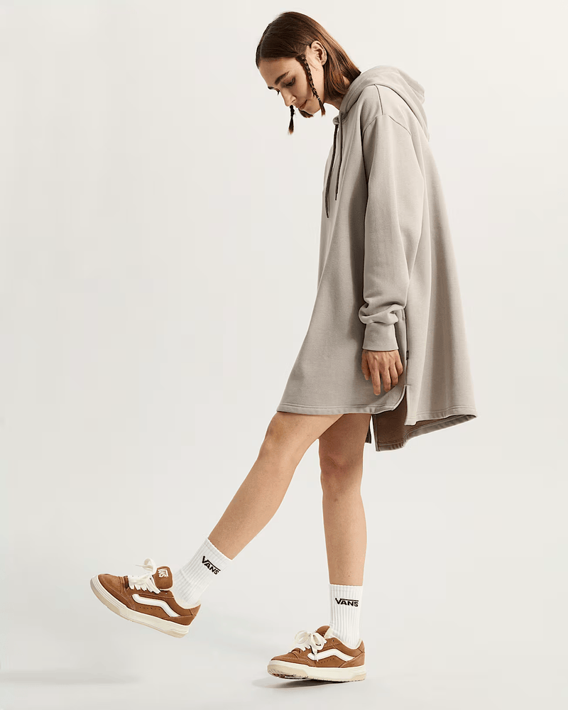 Load image into Gallery viewer, Vans Women&#39;s Fleece Dress Mushroom VN000RD27D6
