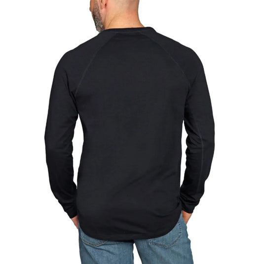 Carhartt Mens' Loose Fit Heavyweight Long-Sleeve T-shirt Black K126-BLK