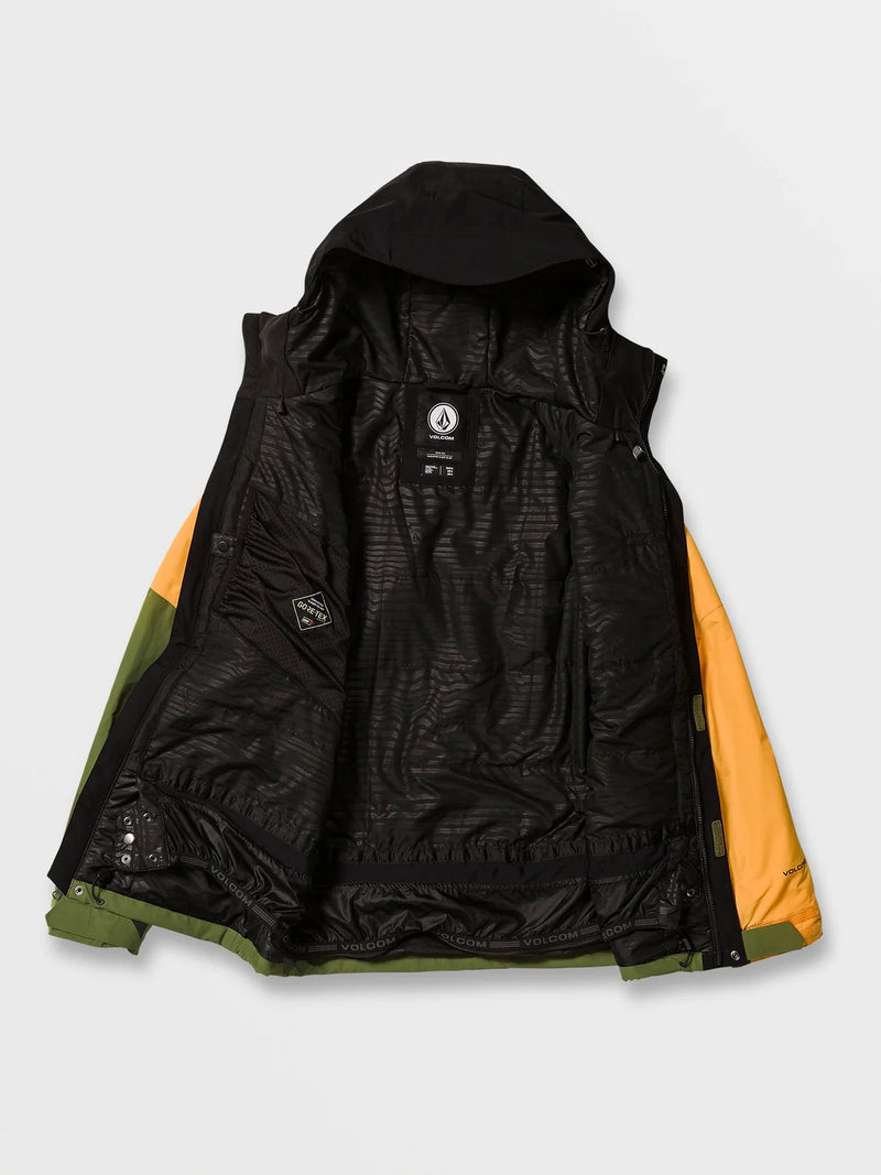 Load image into Gallery viewer, Volcom L Insulated Gore-Tex Jacket Gold G0452403-GLD
