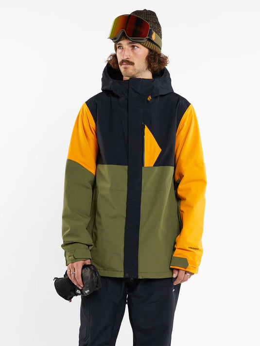 Volcom L Insulated Gore-Tex Jacket Gold G0452403-GLD