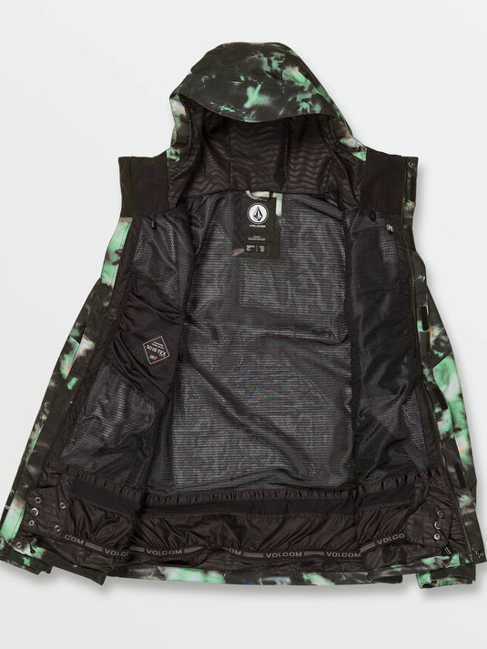 Volcom L Insulated Gore-Tex Jacket Spitz Black G0452403-SPB