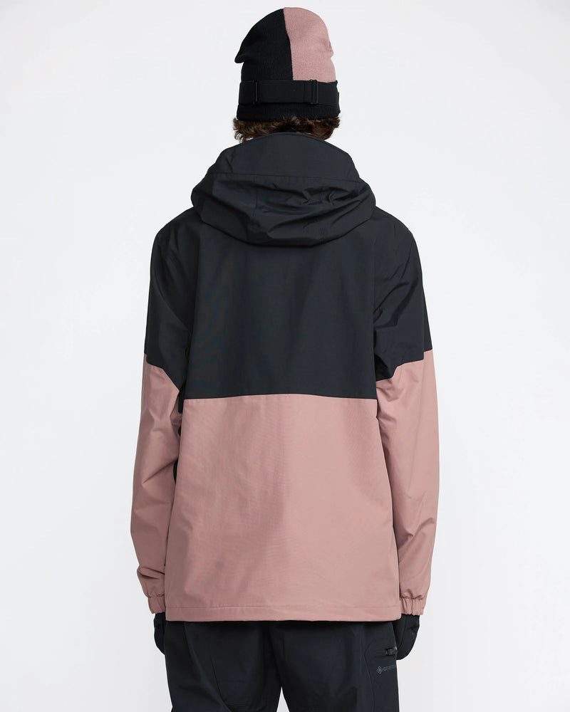 Load image into Gallery viewer, Volcom Men&#39;s L Insulated Gore-Tex Snow Jacket Mauve G0452602-MVE
