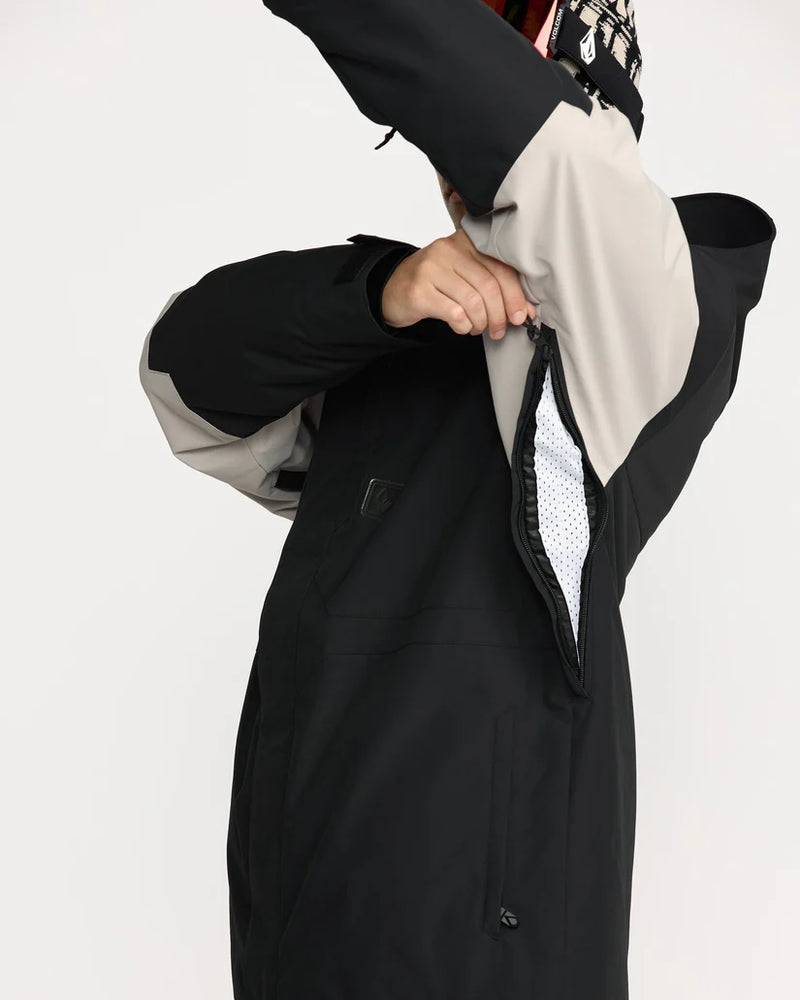 Load image into Gallery viewer, Volcom Men&#39;s Primry Insulated Snow Jacket Black G0452605-BLK
