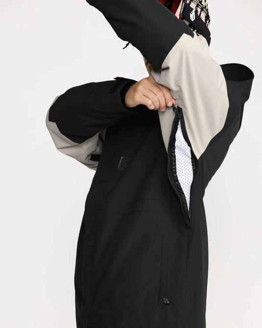 Volcom Men's Primry Insulated Snow Jacket Black G0452605-BLK