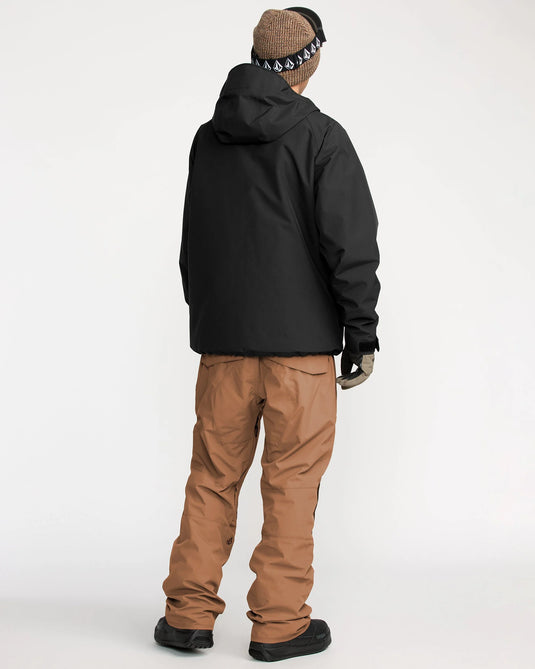 Volcom Men's 2836 Insulated Snow Jacket Black G0452606-BLK