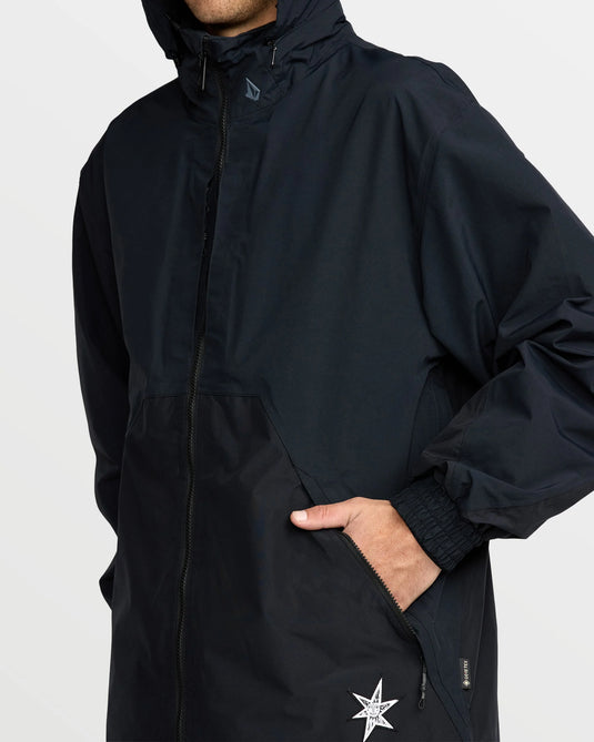 Volcom Men's Longo Gore-Tex Snow Jacket Black G0652603_BLK