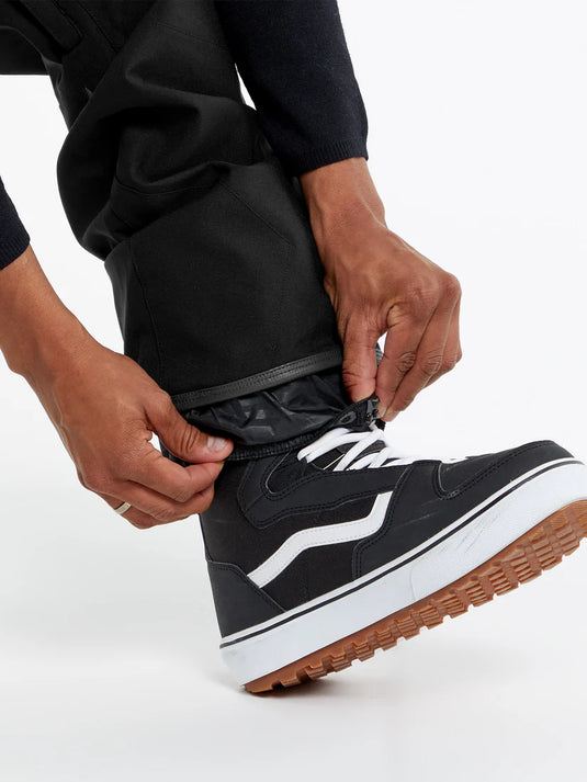 Volcom Men's Roan Bib Overall Snow Pants Black G1352608-BLK