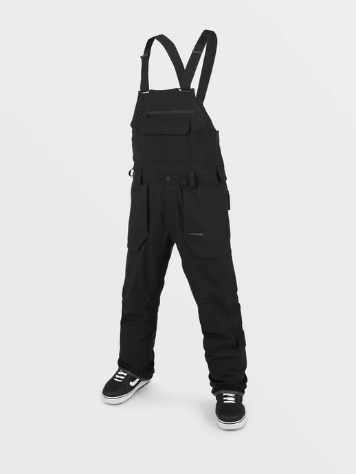 Volcom Men's Roan Bib Overall Snow Pants Black G1352608-BLK