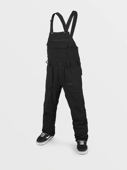 Volcom Men's Roan Bib Overall Snow Pants Black G1352608-BLK