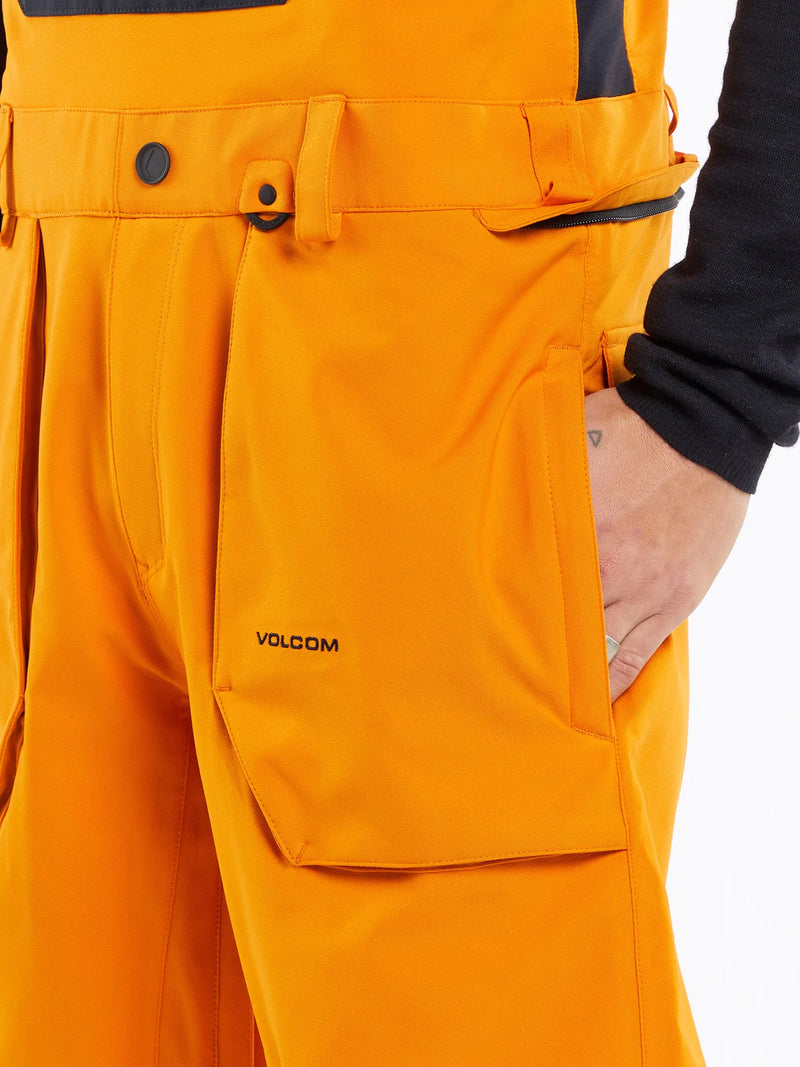 Load image into Gallery viewer, Volcom Roan Bib Overall Gold G1352408-GLD
