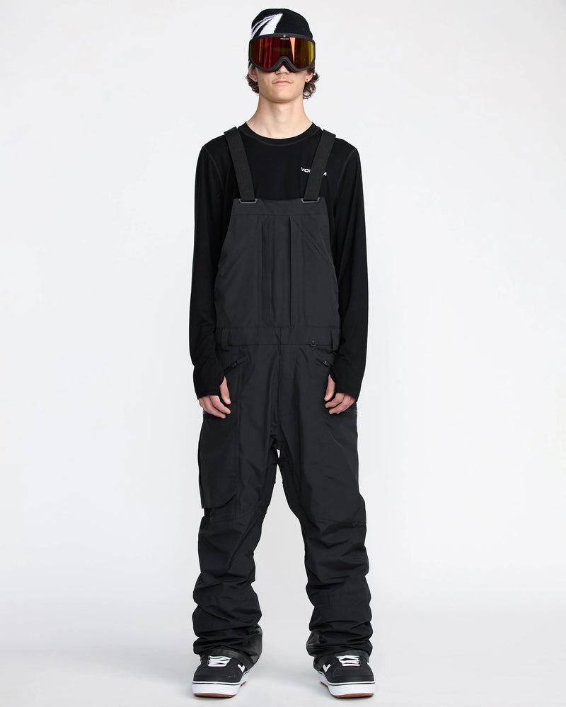 Load image into Gallery viewer, Volcom Men&#39;s Rain Gore-Tex Bib Overall Snow Pants Black G1352604-BLK
