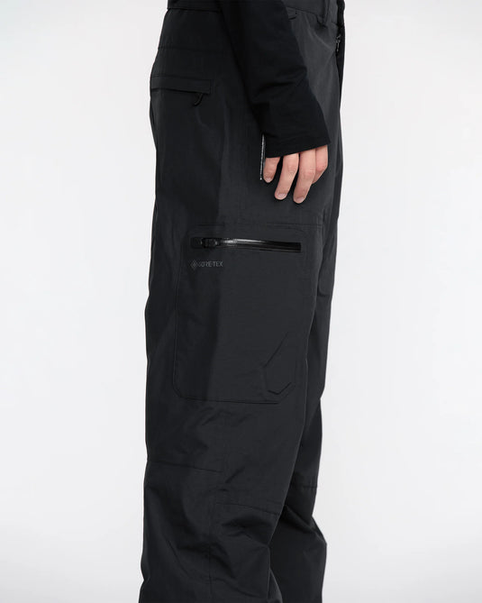 Volcom Men's L Gore-Tex Snow Pants Black G1352605-BLK