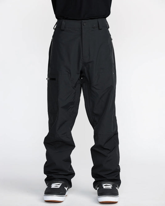 Volcom Men's L Gore-Tex Snow Pants Black G1352605-BLK
