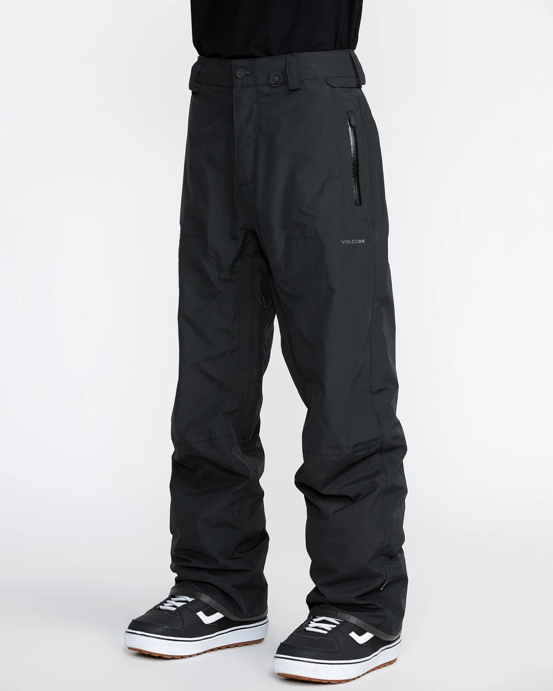 Load image into Gallery viewer, Volcom Men&#39;s L Gore-Tex Snow Pants Black G1352605-BLK
