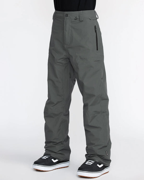 Volcom Men's L Gore-Tex Snow Pants Dark Grey G1352605-DGR