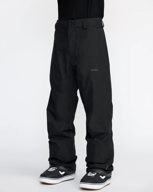 Volcom Men's Dua Gore-Tex Snow Pants Black G1352607-BLK