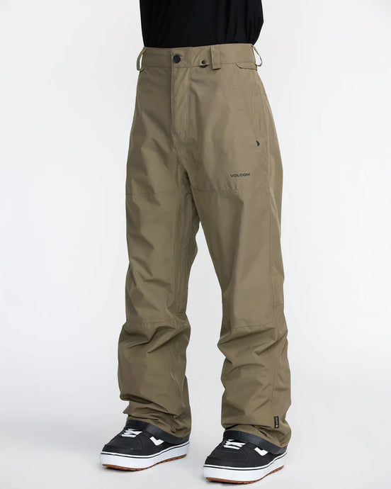 Volcom Men's Dua Gore-Tex Snow Pants Military G1352607-MIL