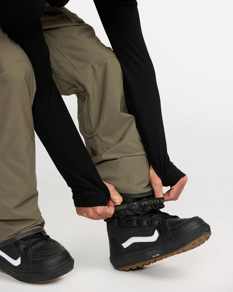 Load image into Gallery viewer, Volcom Men&#39;s Roan Bib Overall Snow Pants Military G1352608-MIL
