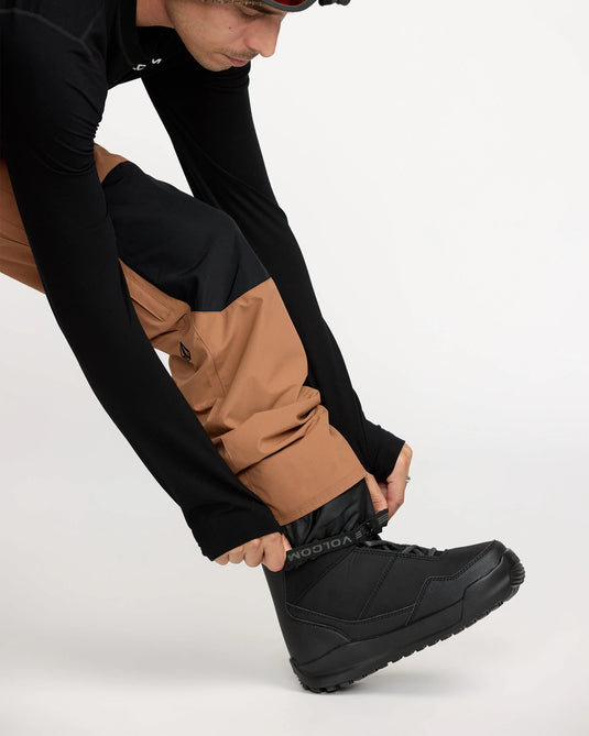 Volcom Men's Roan Snow Pants Terra Brown G1352613-TBR