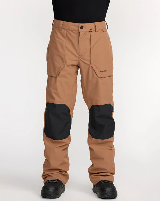 Volcom Men's Roan Snow Pants Terra Brown G1352613-TBR