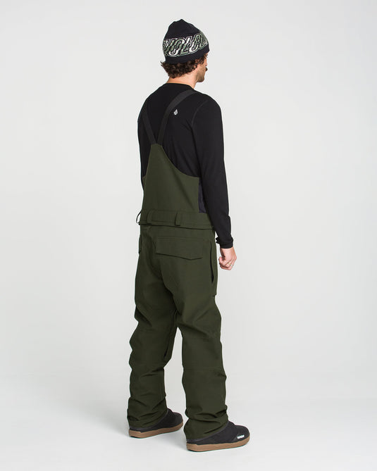 Volcom Men's Roan Bib Dkgreen G1352658-DGN