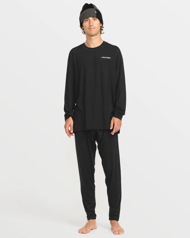 Load image into Gallery viewer, Volcom Men&#39;s Merino Blend Base Layer Top Black G2152501-BLK
