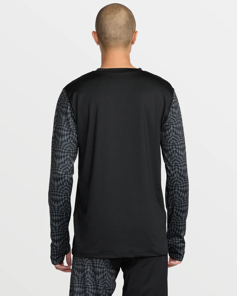 Load image into Gallery viewer, Volcom Men&#39;s V-Science Base Layer Top Black/Charcoal G2152502-BCH
