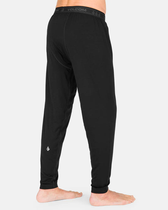 Volcom Men's Merino Blend Base Layer Pants Black G2252501-BLK