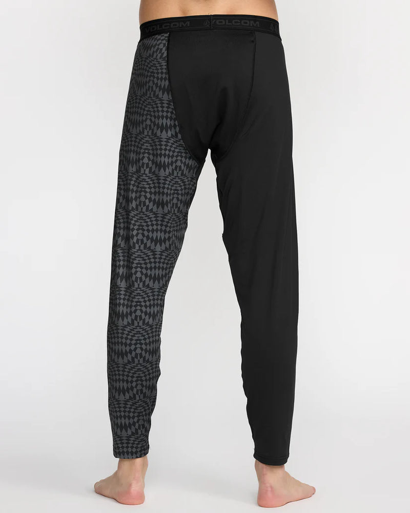 Load image into Gallery viewer, Volcom Men&#39;s V-Science Base Layer Pants Black/Charcoal G2252502-BCH
