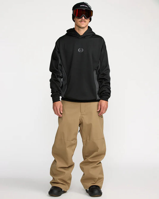 Volcom Men's Vital Hydro Hoodie Black G4152603-BLK