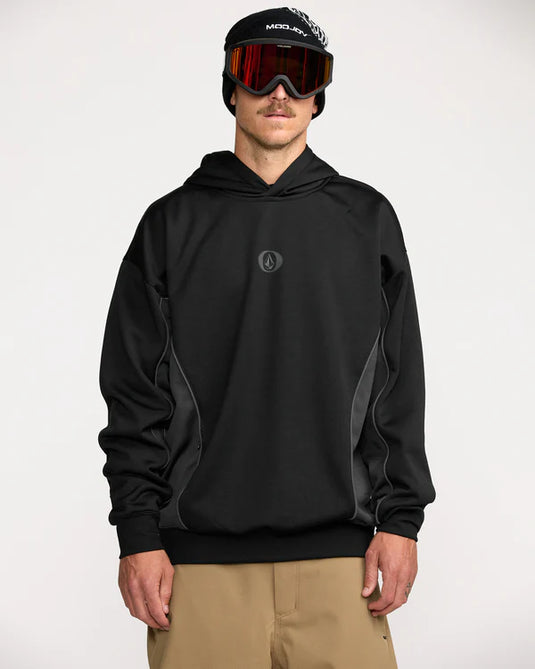 Volcom Men's Vital Hydro Hoodie Black G4152603-BLK