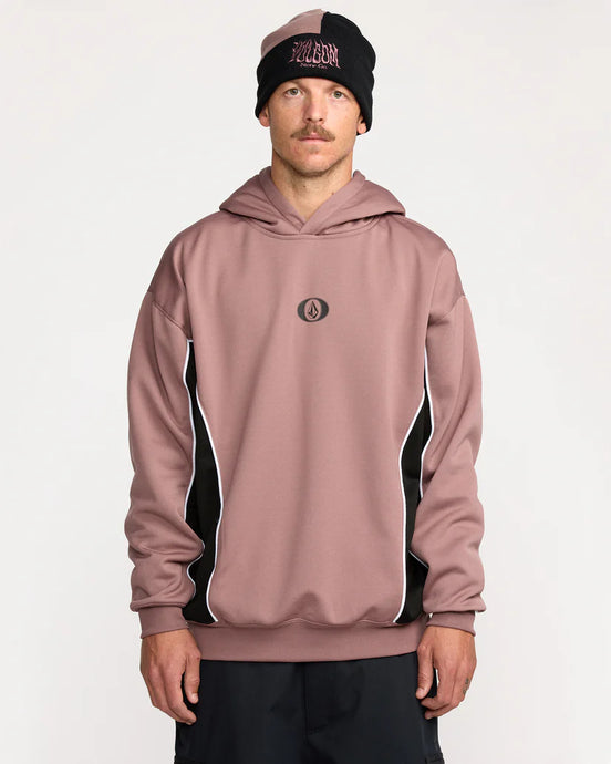 Volcom Men's Vital Hydro Hoodie Mauve G4152603-MVE