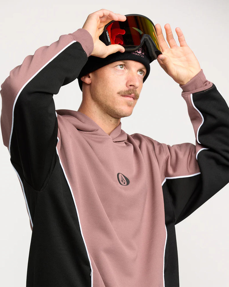 Load image into Gallery viewer, Volcom Men&#39;s Vital Hydro Hoodie Mauve G4152603-MVE
