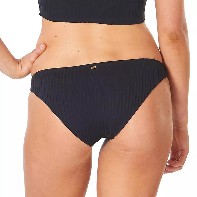 Load image into Gallery viewer, Rip Curl Women&#39;s Premium Surf Cheeky Pant Bikini Bottom Black GSIFU9-0090
