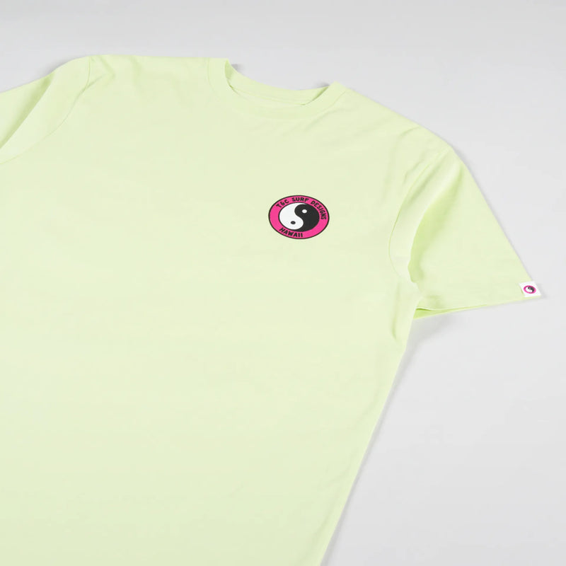 Load image into Gallery viewer, T&amp;C Men's Gnar Gull T-Shirt Washed Lime TM4TS-1337
