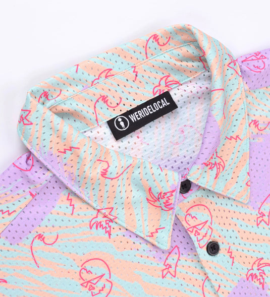 We Ride Local Men's Groovy Pop Jersey Short Sleeve Shirt Multi MJSGP_SS26