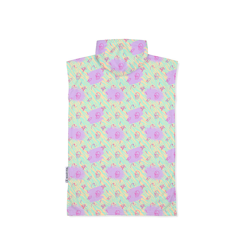 Load image into Gallery viewer, We Ride Local Unisex Groovy Pop Travel Poncho Multi PTGP_SS26
