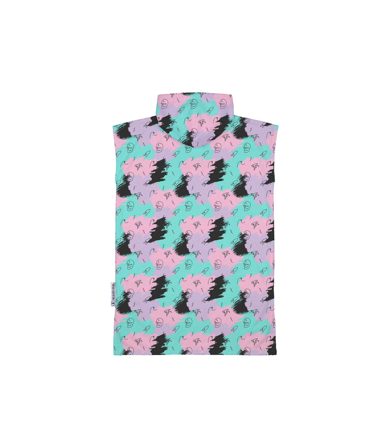 Load image into Gallery viewer, We Ride Local Unisex Groovy Rock Travel Poncho Multi PTGR_SS26
