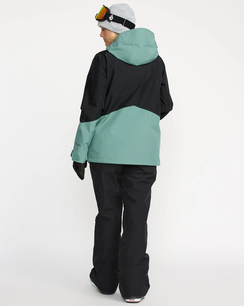 Load image into Gallery viewer, Volcom Women&#39;s V.Co Tech Eras Gore-Tex Insulated Snow Jacket Arctic Blue H0452603-ATB
