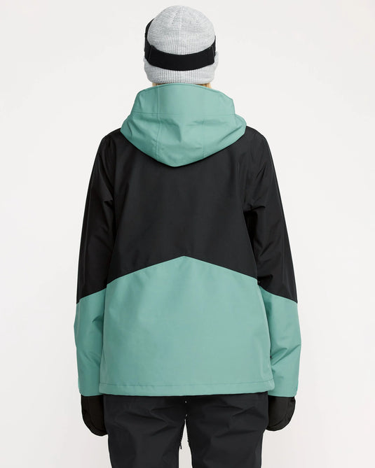 Volcom Women's V.Co Tech Eras Gore-Tex Insulated Snow Jacket Arctic Blue H0452603-ATB