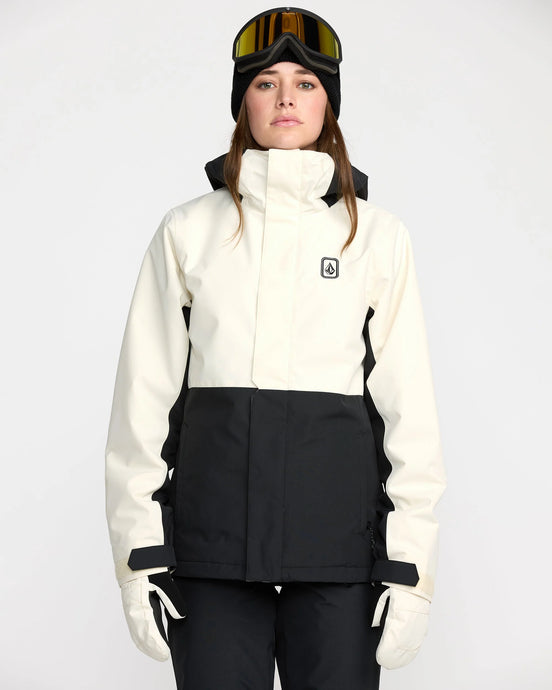 Volcom Women's Bolt Insulated Snow Jacket Bone H0452609-BNE