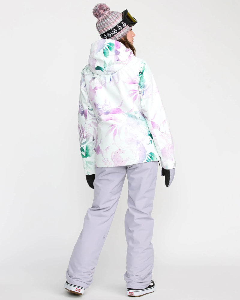 Load image into Gallery viewer, Volcom Women&#39;s Bolt Insulated Snow Jacket White H0452609-WHT
