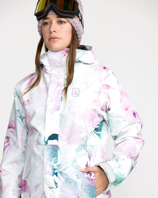 Volcom Women's Bolt Insulated Snow Jacket White H0452609-WHT