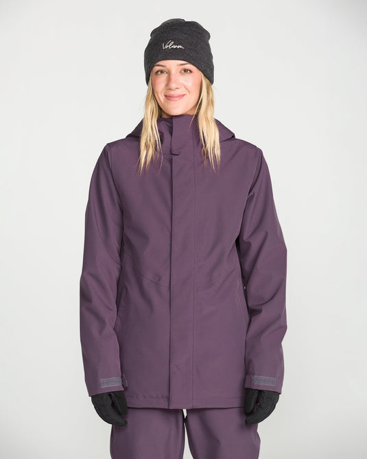 Volcom Women's Stoney Shadow Insulated Jacket Arctic Dust H0452657-AD0
