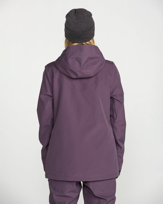 Volcom Women's Stoney Shadow Insulated Jacket Arctic Dust H0452657-AD0