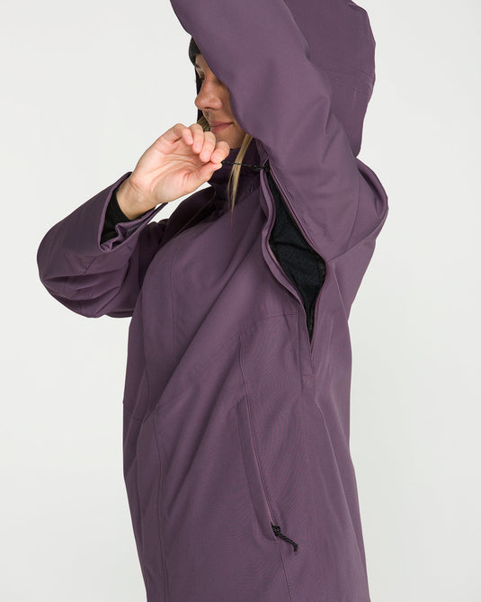 Volcom Women's Stoney Shadow Insulated Jacket Arctic Dust H0452657-AD0