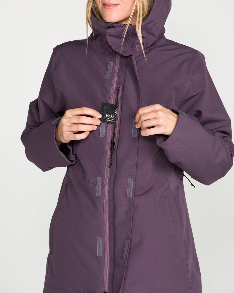 Load image into Gallery viewer, Volcom Women's Stoney Shadow Insulated Jacket Arctic Dust H0452657-AD0
