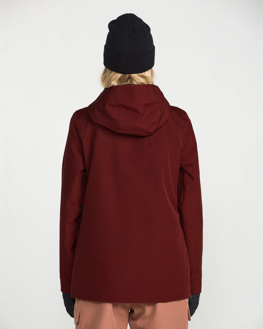 Volcom Women's Stoney Shadow Insulated Jacket Pinot H0452657-PN3